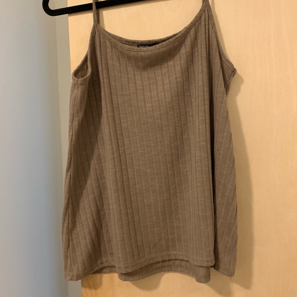 Brown Ribbed Top - image 2